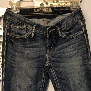 Like New Express Blue Jeans Sz. 00 Inseam 28inches